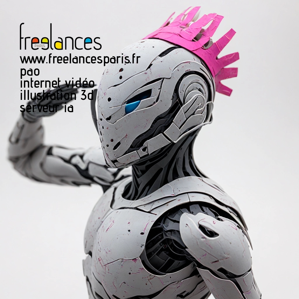 Pao mise en page internet vidéo illustration 3d serveur image IA générative AI freelance paris studio de création magazines BY05TVM0